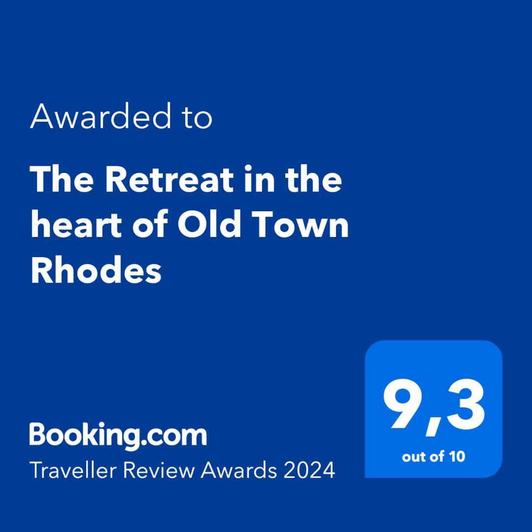 The Retreat In The Heart Of Old Town Rhodes Villa Rhodes City Exterior foto